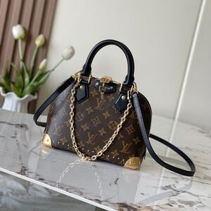 Louis Vuitton Monogram Mini Bag with Gold Accents
